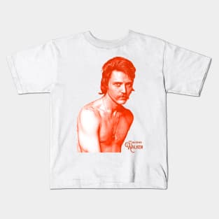 Retro Christopher Walken Stache Tribute Kids T-Shirt